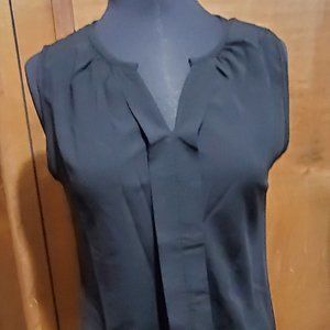 Women's Grey Sleeveless Blouse